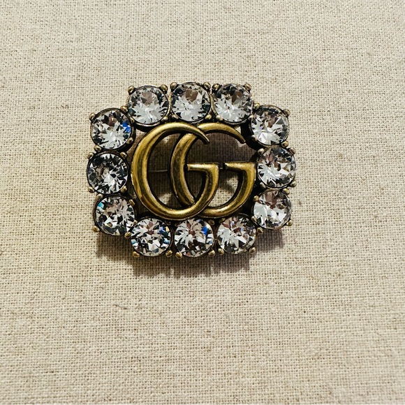 Gucci Jewelry Gucci Brooch Gucci Gold Double G Brooch Poshmark